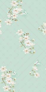 清新淡雅花卉汉服