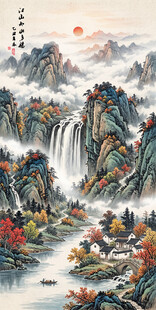 山水画挂画