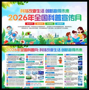 2026年全国科普月展板