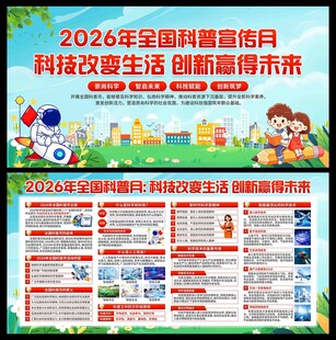 2026年全国科普月展板