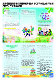 中国公民健康素养66条