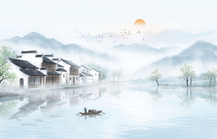 水墨江南