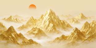背靠金山