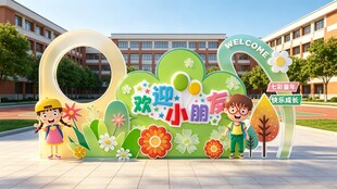 校园多彩艺术景观雕塑