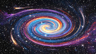 绚丽星空旋涡吊顶天花s