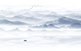 水墨山水画