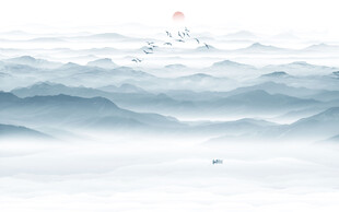 意境水墨山水