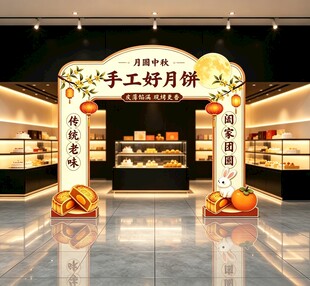 中秋月饼活动拱门