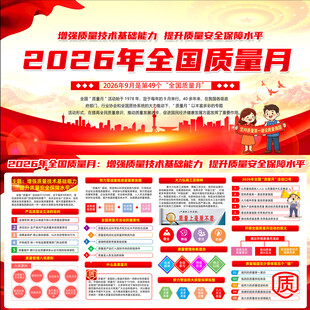 2026年全国质量月    