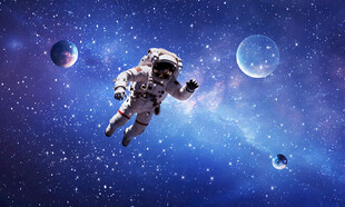 梦幻外太空银河星空宇宙星球背景