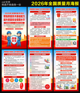 2026全国质量月海报