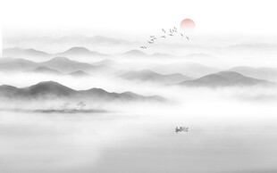 新中式水墨画