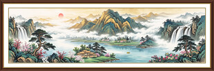 巨幅山水画