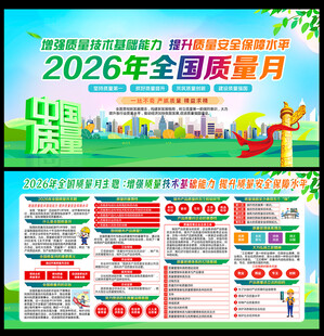  2026全国质量月海报