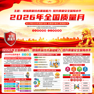 2026年全国质量月