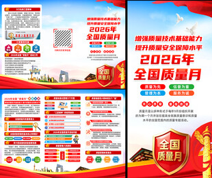 2026年全国质量月三折页