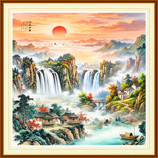 国画山水画