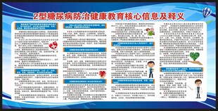 联合国糖尿病日宣传栏