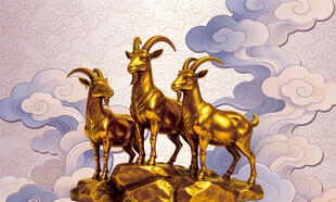 三羊开泰雕塑
