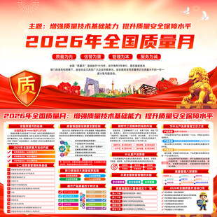 2026质量月宣传栏