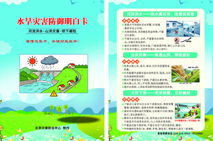 水早灾害防御明白卡