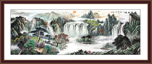 客厅山水画