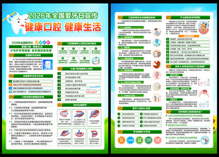 2026年全国爱牙日宣传单