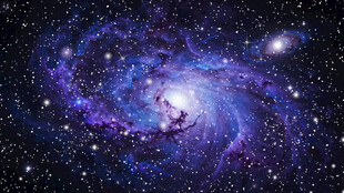 紫色星空