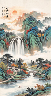 玄关山水画