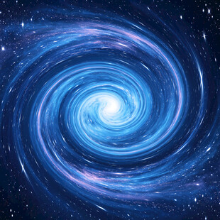 蓝色宇宙星空背景