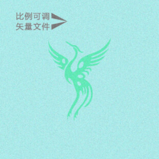 仙鹤矢量   