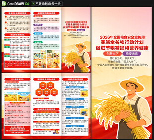 2026粮食安全宣传周三折页