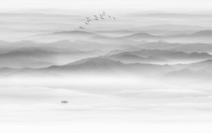 水墨山水风景画