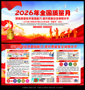 2026年全国质量月主题海报