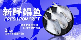 新鲜鲳鱼