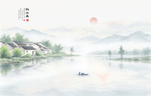 意境山水画