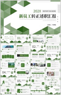 新员工转正述职汇报PPT