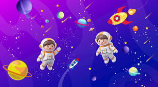 卡通星空