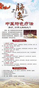 脐灸中医特色疗法展架