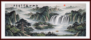 紫气东来国画