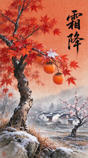 霜降海报