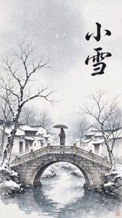 小雪手机海报