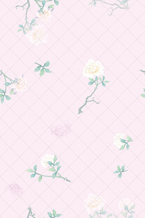 淡粉清新碎花底纹