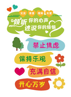 校园心理文化墙设计