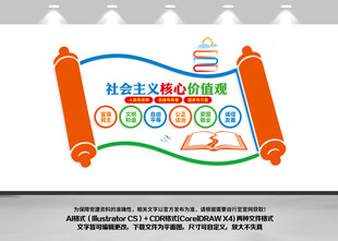 学校核心价值观文化墙