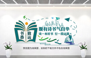 阅读文化墙