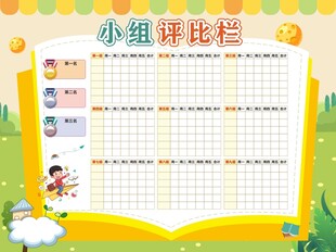 小组评比栏