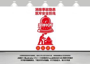 竖版安全生产文化墙