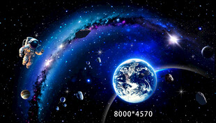 奇幻太空宇宙景观