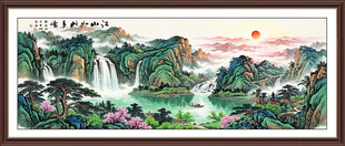 聚宝盆风水画